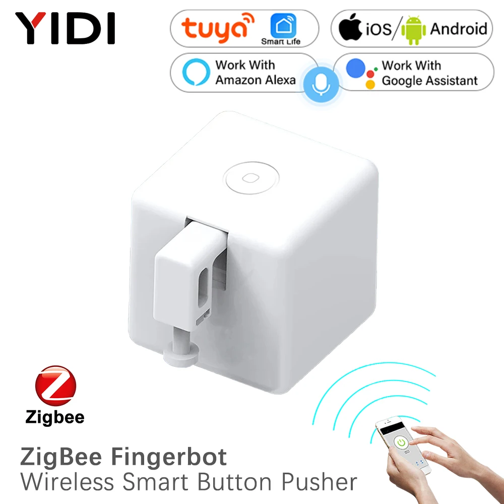 Smart Home Elements - Inteligente ZigBee Fingerbot interruptor automático inalámbrico