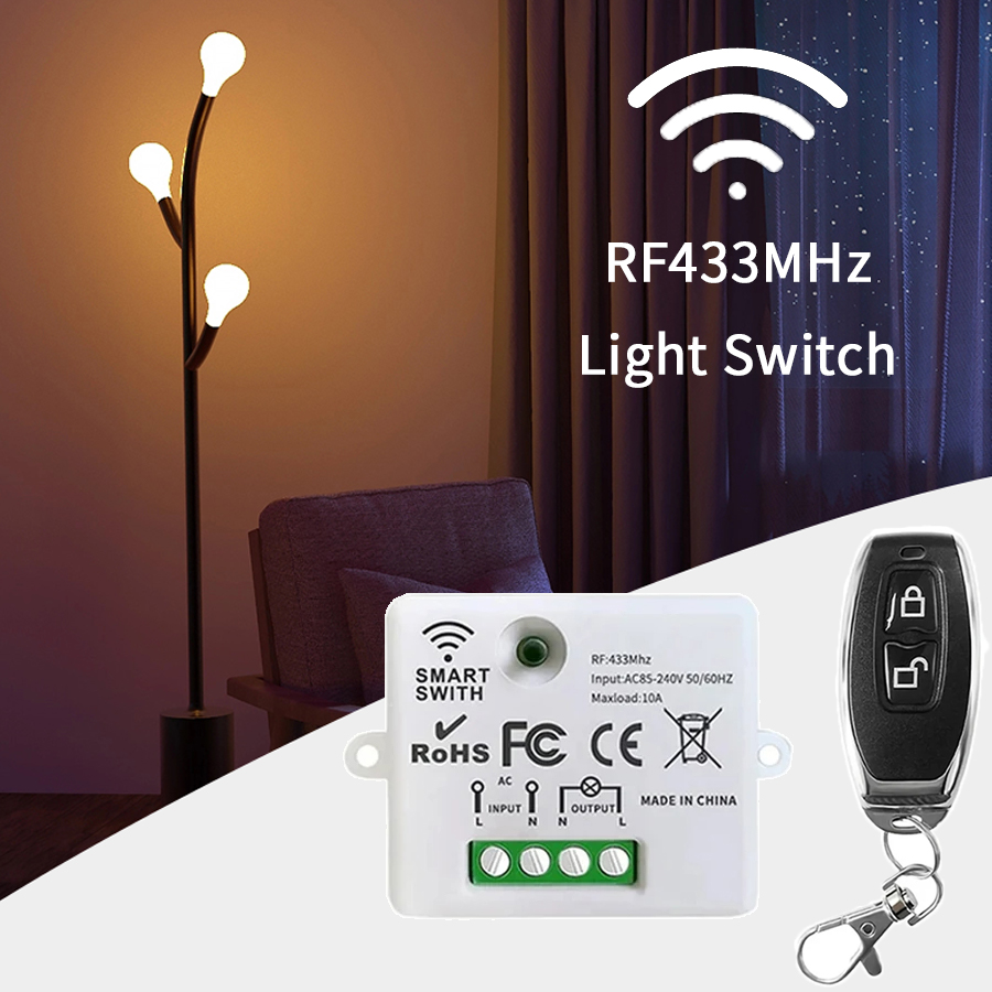 Smart Home Remote Control - Interruptor de Control Remoto Inalámbrico RF