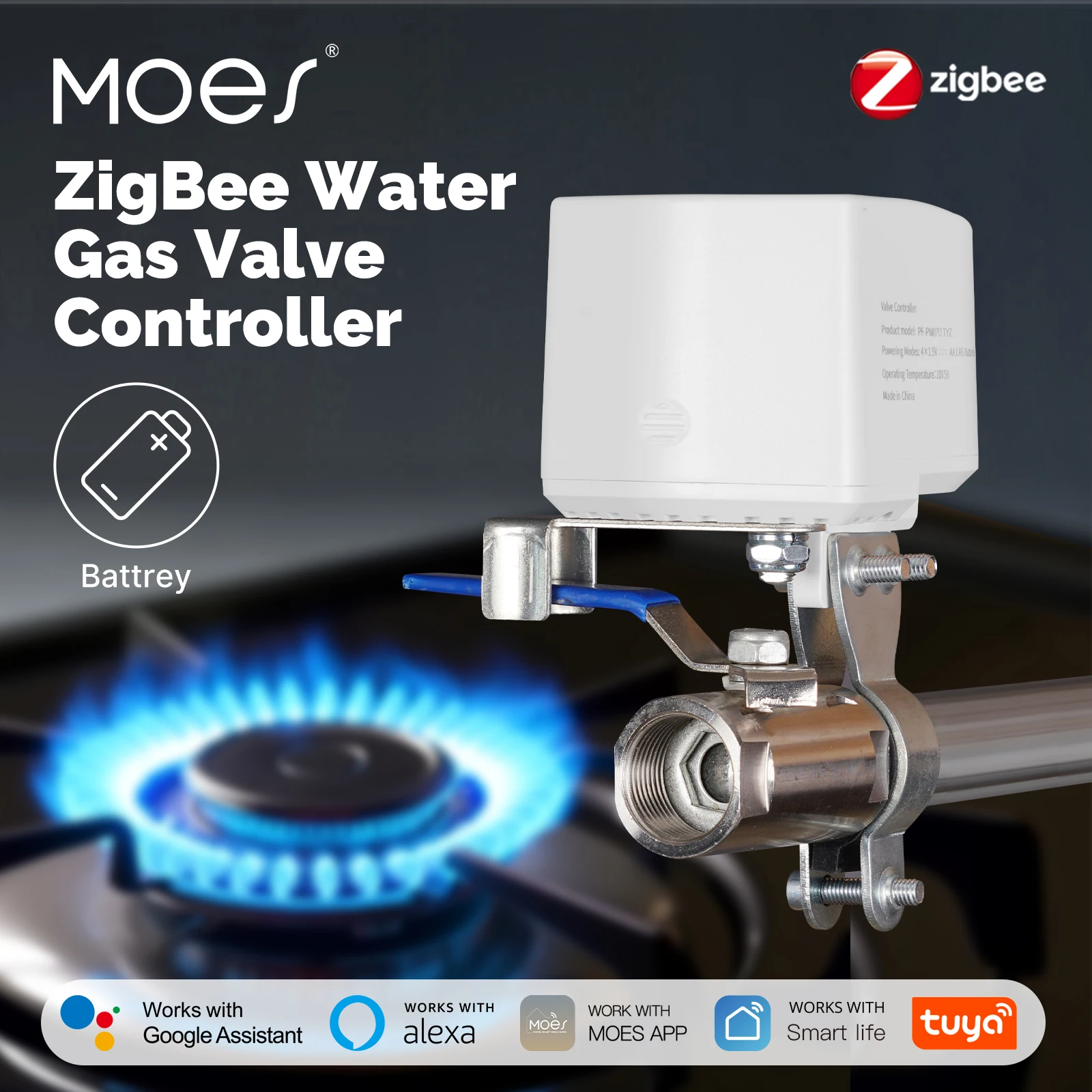 Smart Home Elements - Controlador de Válvula de Agua y