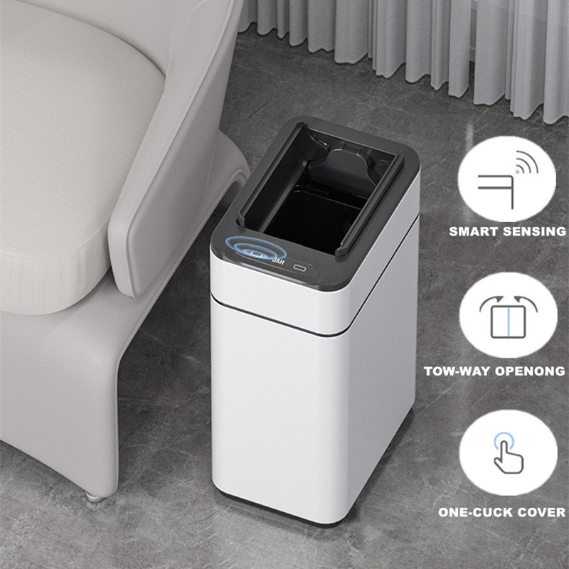 Smart Home Junkie - Cubo de basura inteligente de acero
