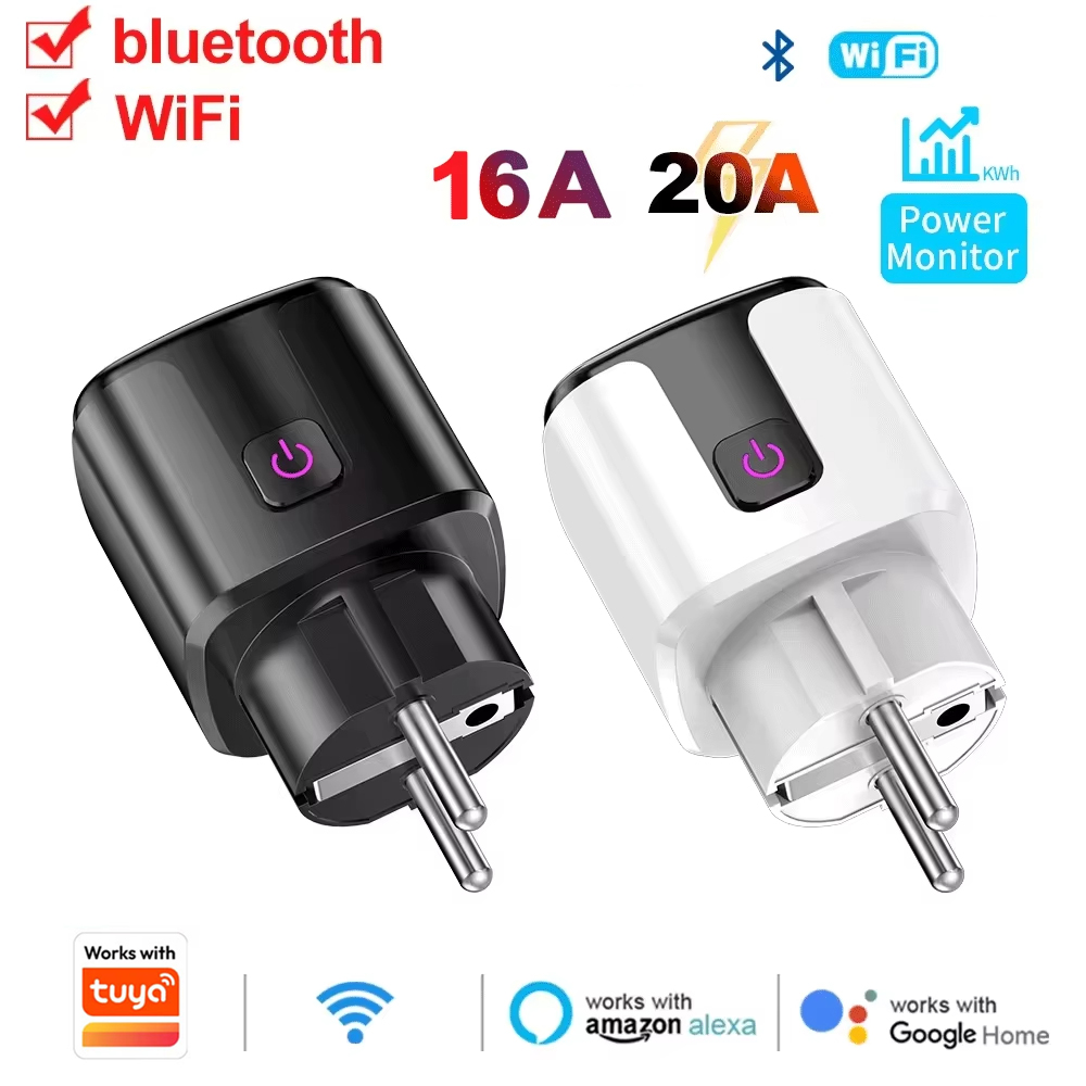 Smart Home Elements - Enchufe Inteligente WiFi 20A UE con