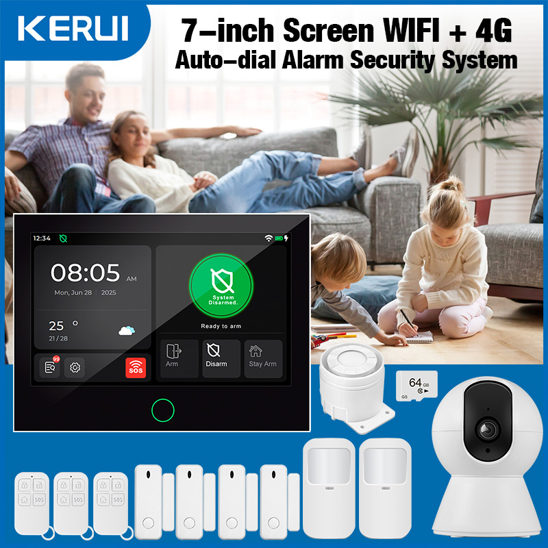 Smart Home Dashboard - KERUI nueva alarma de casa inalámbrica