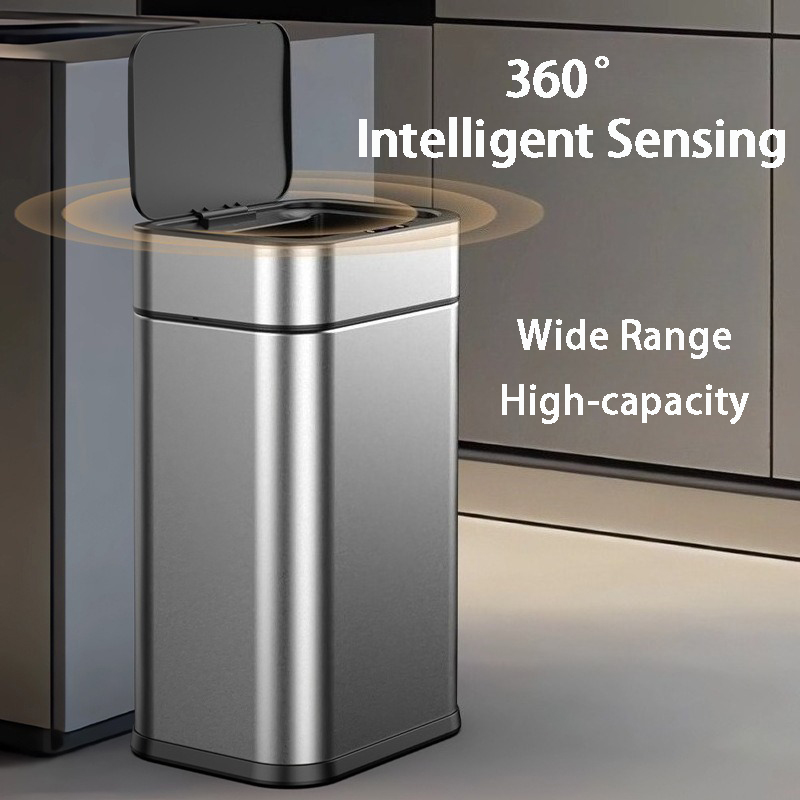 Smart Home Junkie - Cubo de basura con Sensor automático,