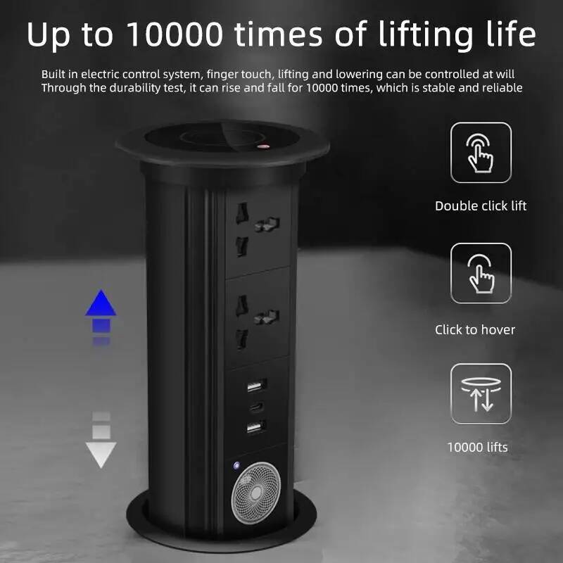 Smart Home Elements - Enchufe Automático Retráctil Herepow, Adaptador de