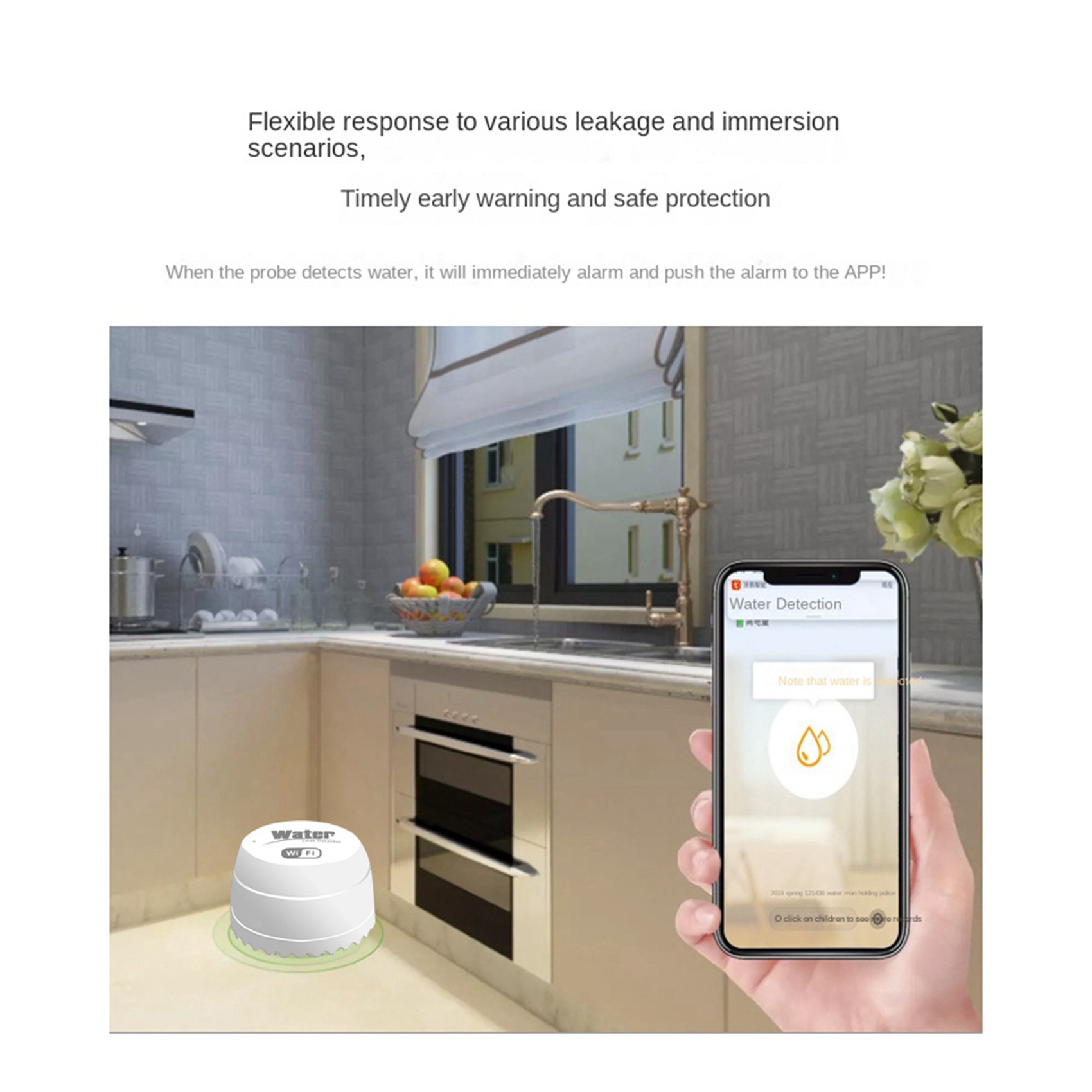 Wifi Water Leak Detector - Detector de Fugas de Agua Inteligente