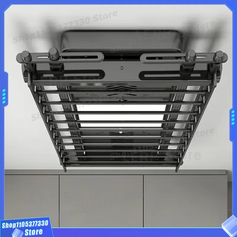 Smart Bathroom Fan - Tendedero Eléctrico Inteligente con Luz LED,