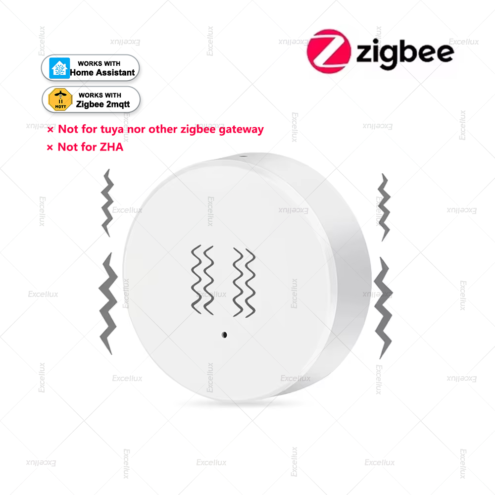 Smart Home Gadgets - Sensor de vibración inteligente Zigbee 3,0,