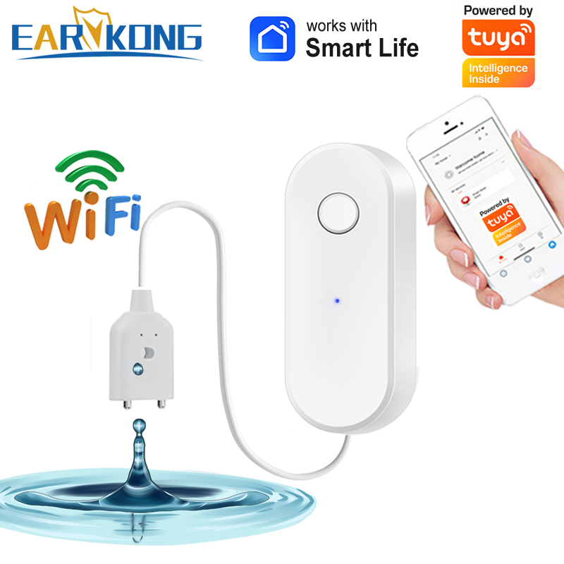 Wifi Water Leak Detector - Tuya-Sensor inteligente de fugas de agua,