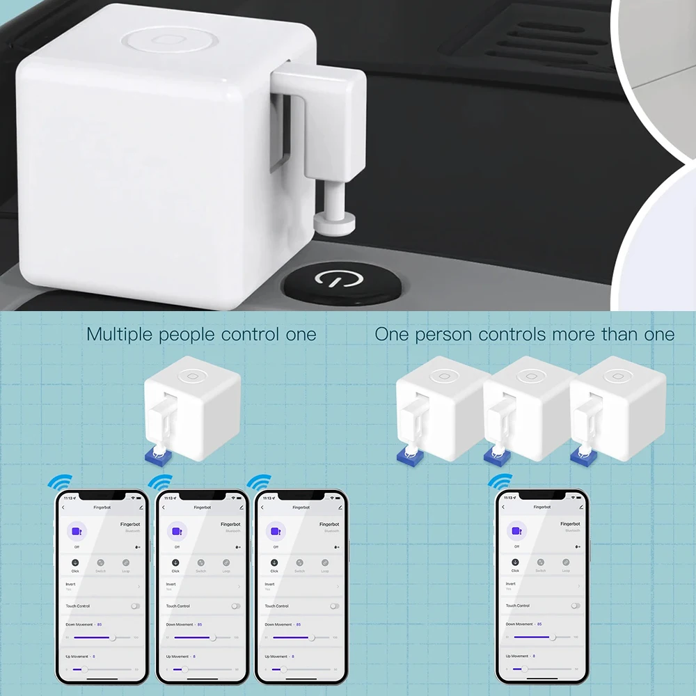 Inteligente ZigBee Fingerbot i - Smart Home Elements reseña y precio