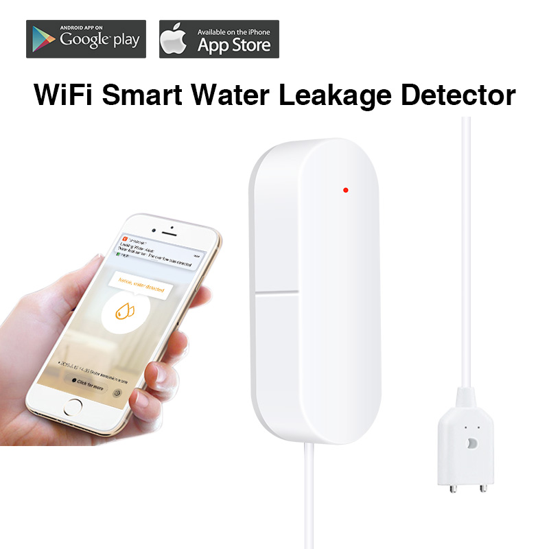 Sensor de nivel de agua WiFi,  - Wifi Water Leak Detector reseña y precio