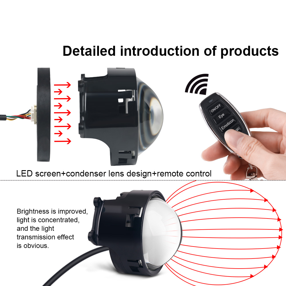 Faro LED para coche Devil's Ey - Smart Home Logo reseña y precio