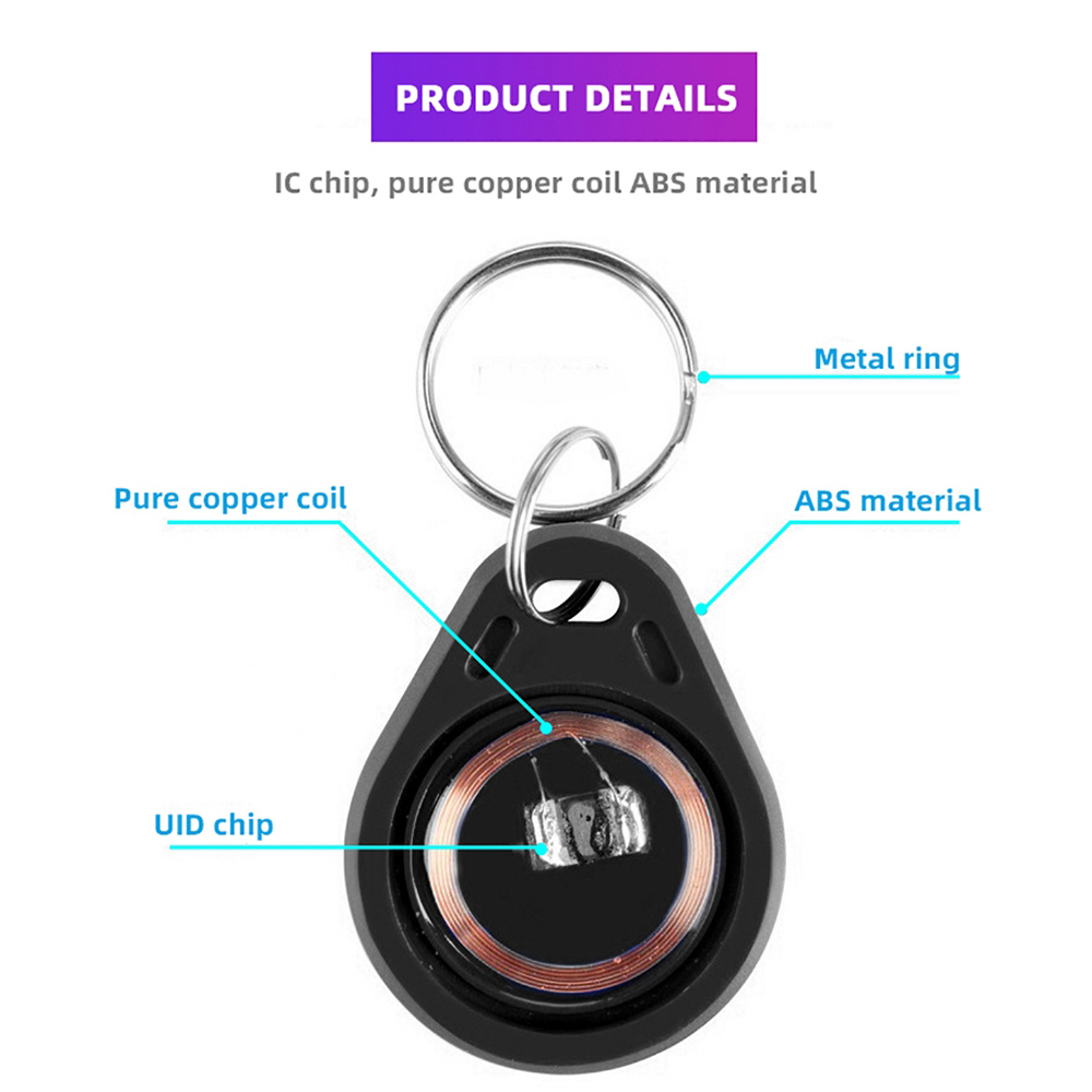 Llavero UID negro RF HF de 13, - Smart Home Key reseña y precio