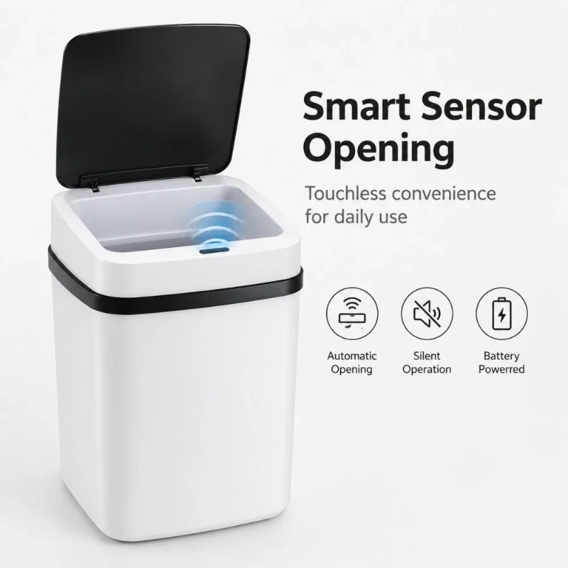 Cubo de Basura Inteligente con - Smart Home Junkie reseña y precio