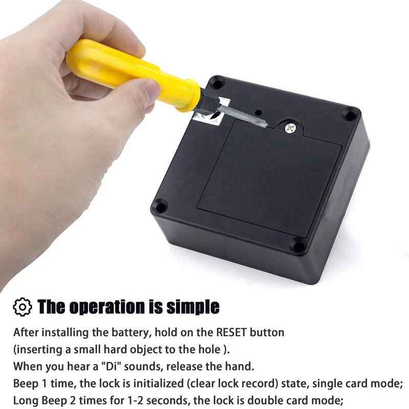 Cerradura electrónica RFID par - Smart Home Logo reseña y precio