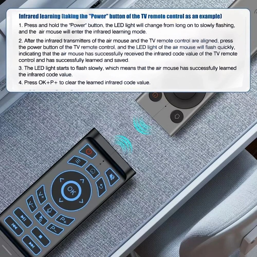 Air Mouse Control remoto giros - Smart Home Keyboard reseña y precio