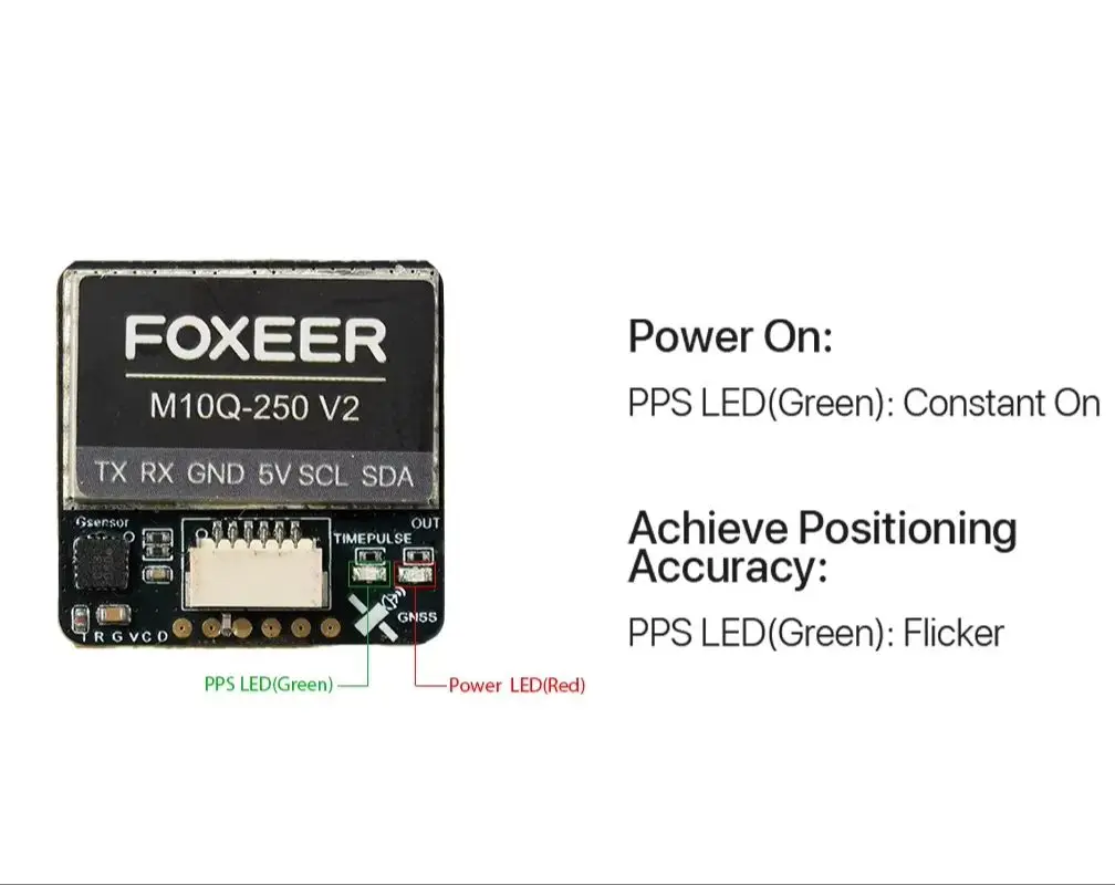 Foxeer M10Q 250 V2 GPS con Brú - Smart Home Logo reseña y precio