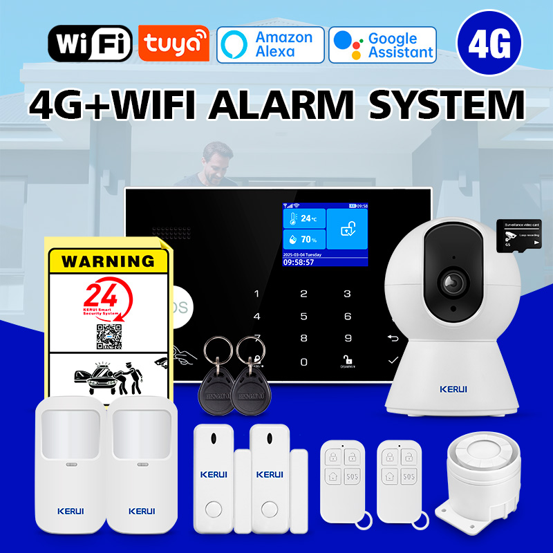 KERUI WiFi + alarma de casa 4G - Smart Home Keyboard reseña y precio