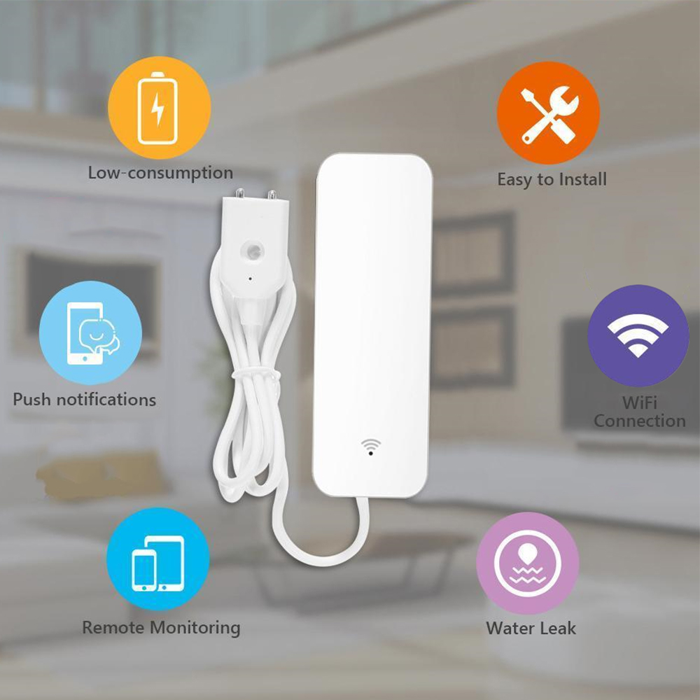 Sensor de fugas de agua WiFi T - Wifi Water Leak Detector reseña y precio