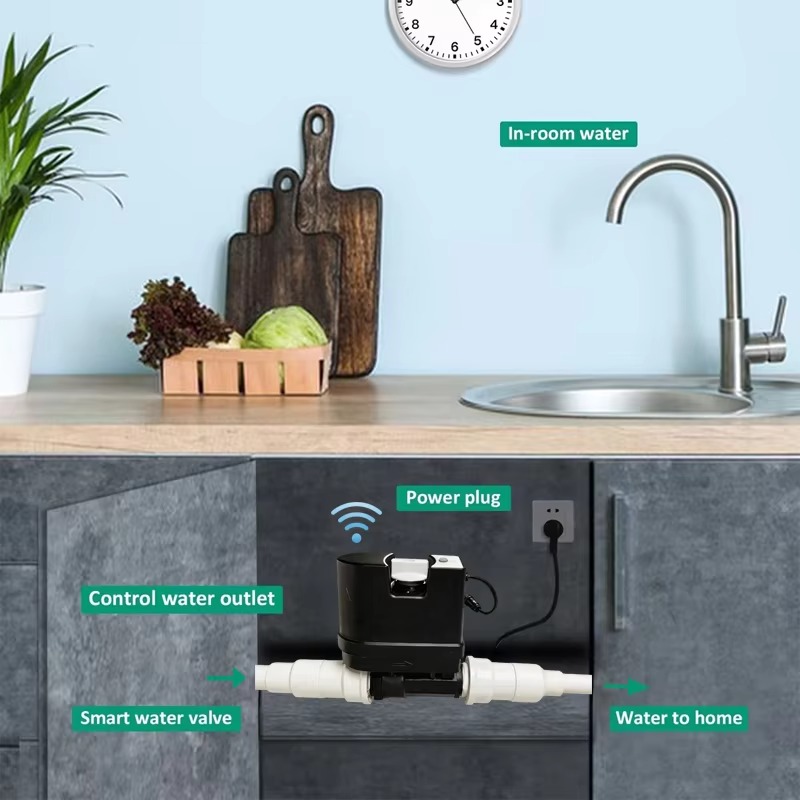 Válvula de agua inteligente Wi - Wifi Water Leak Detector reseña y precio