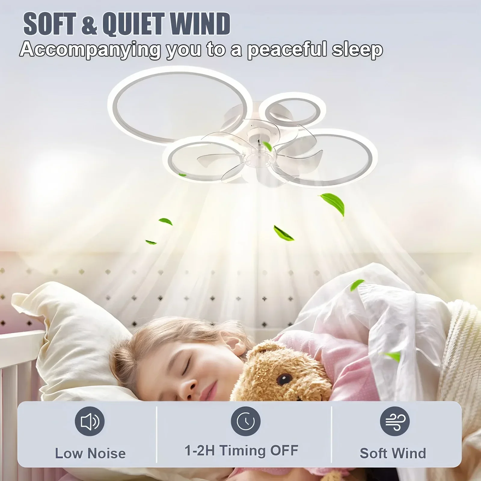 Ventilador de Techo con Anillo - Smart Home Ventilation System reseña y precio