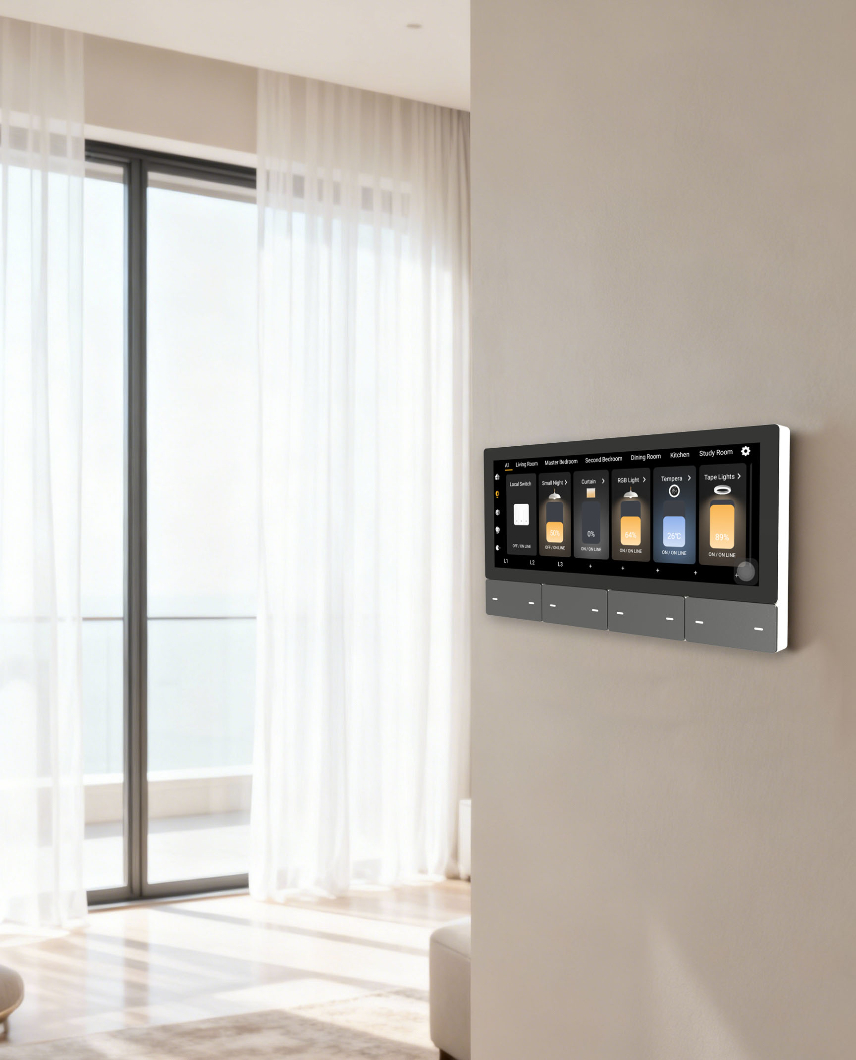 Reproductor de Música con Pant - Smart Home Panel reseña y precio