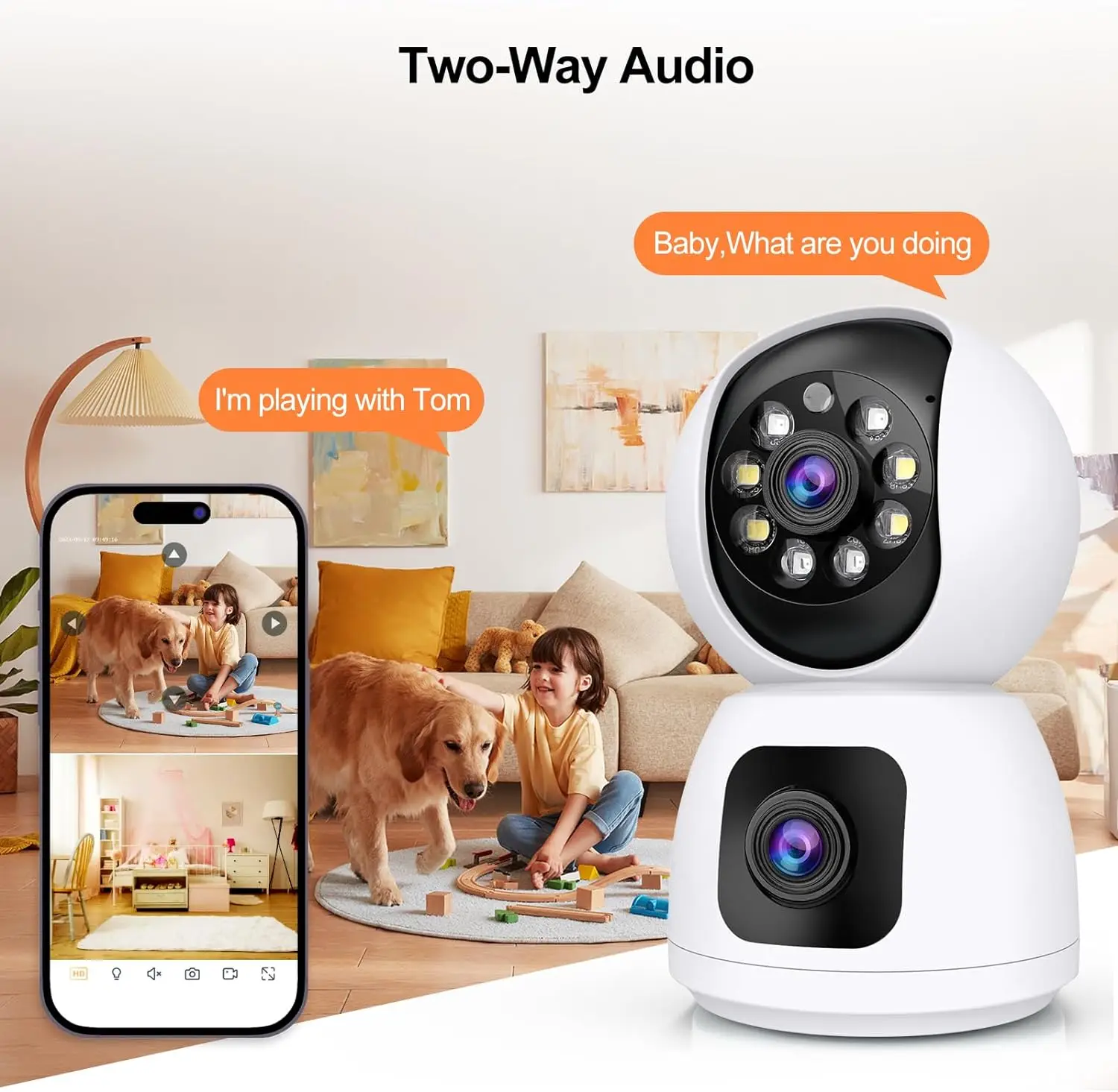 Tuya 4K 8MP HD WiFi cámara int - Smart Home Dashboard reseña y precio
