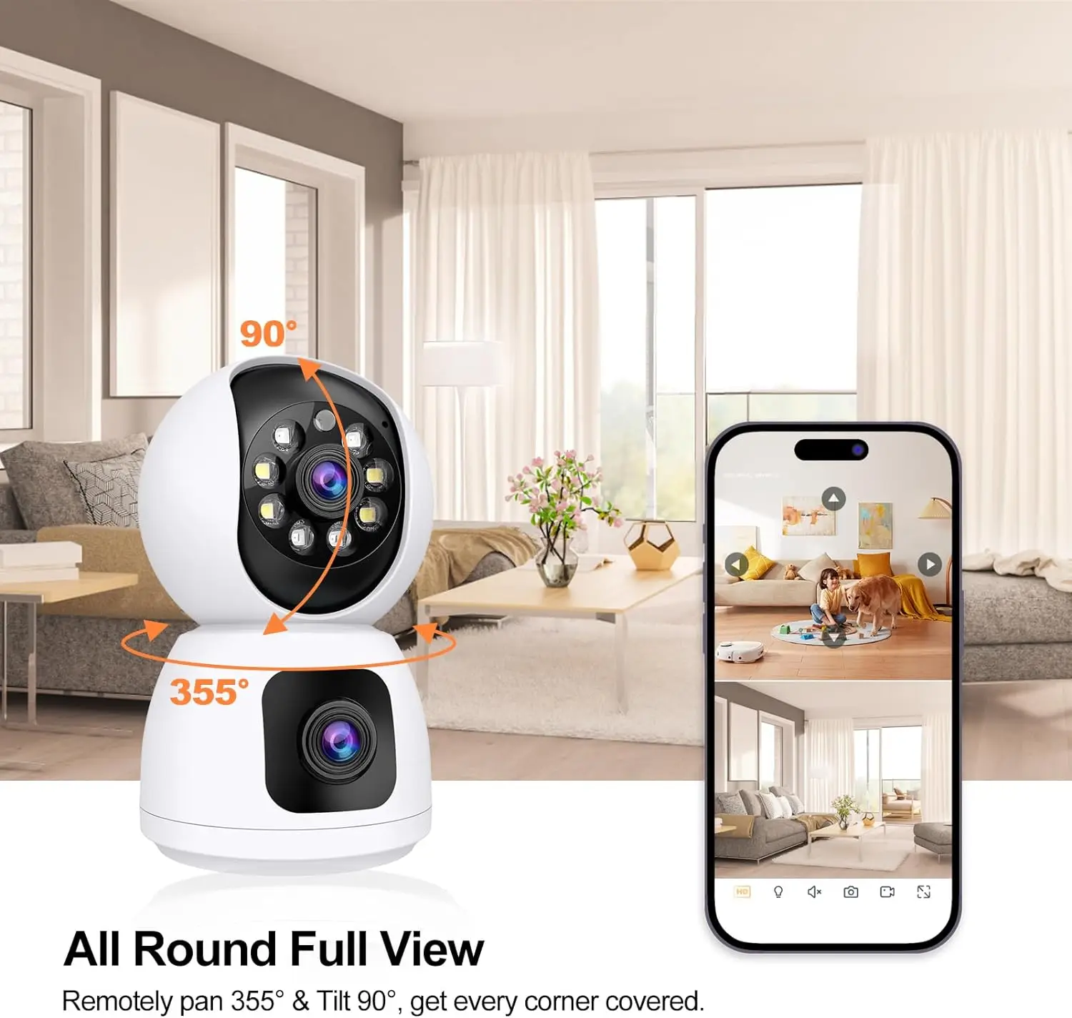 Tuya 4K 8MP HD WiFi cámara int - Smart Home Dashboard reseña y precio