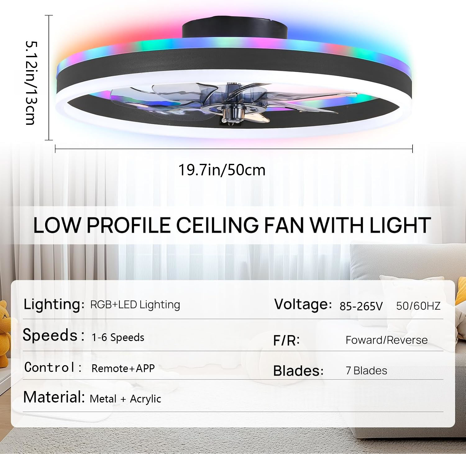 Luz de ventilador de techo int - Smart Home Ventilation System reseña y precio