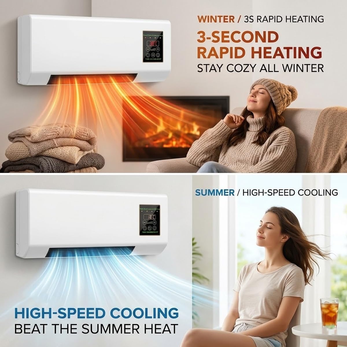 Aire Acondicionado de Pared de - Smart Bathroom Fan reseña y precio