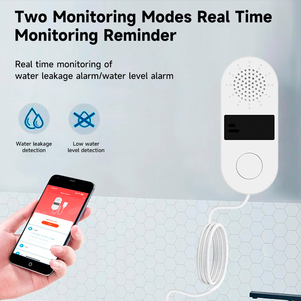Detector de fugas de agua con  - Wifi Water Leak Detector reseña y precio