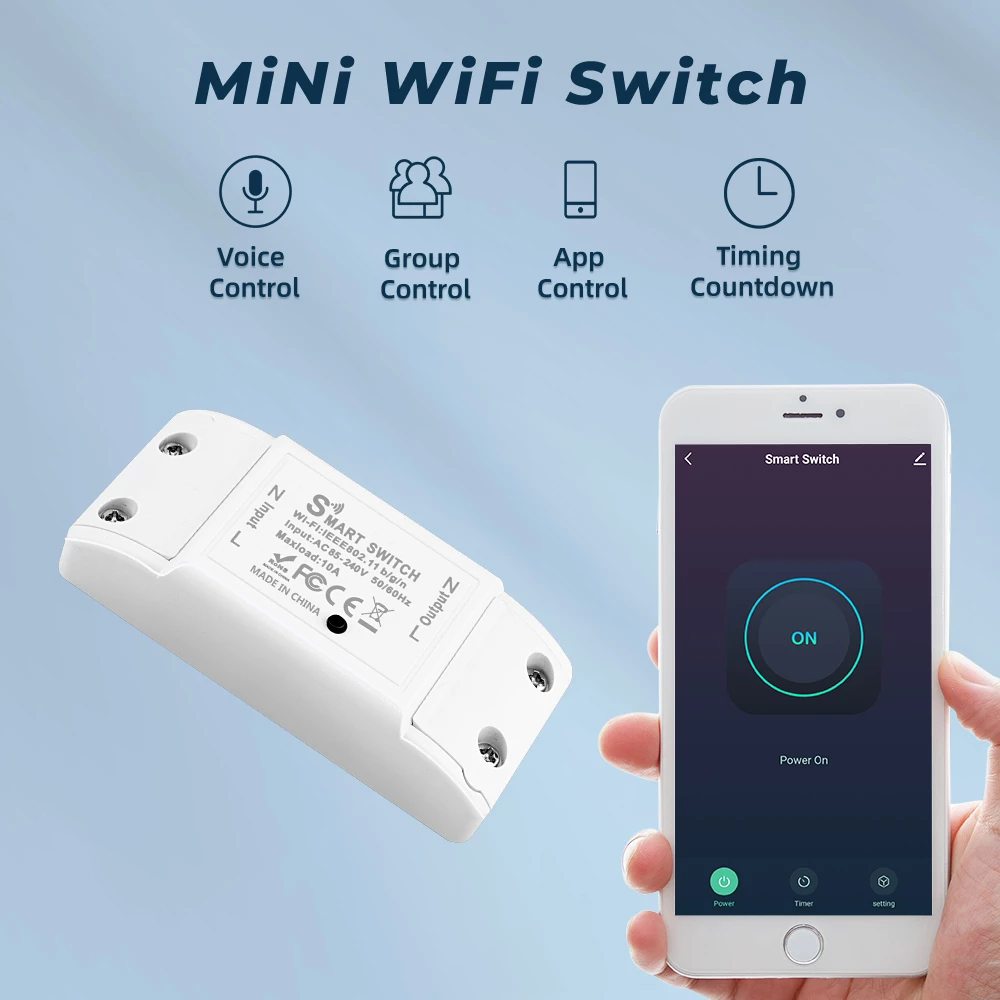 Interruptor WiFi DIY MINI, Mód - Smart Home Gadgets reseña y precio