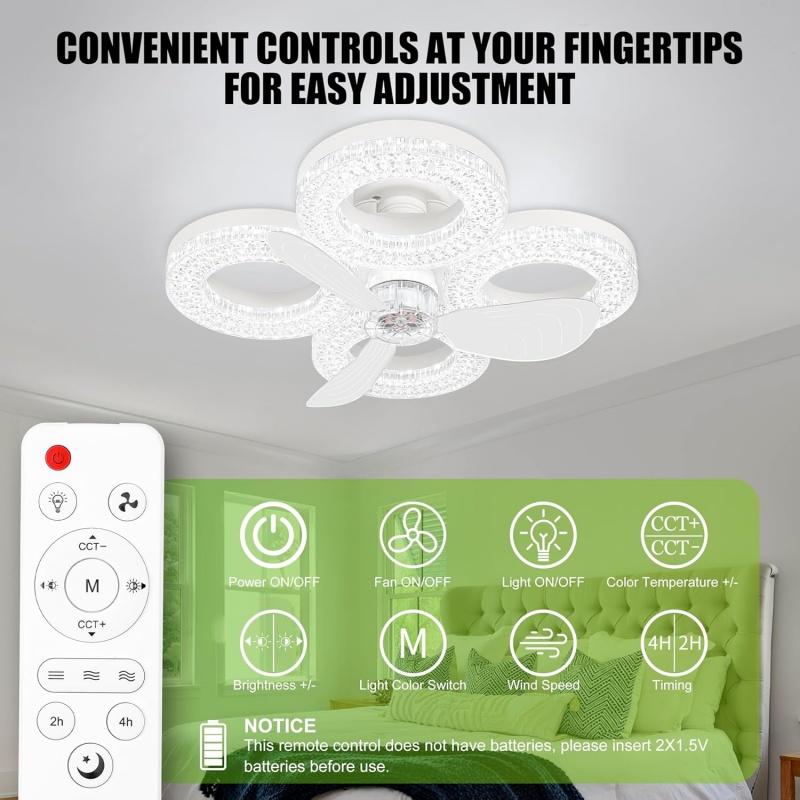Ventilador de Techo LED Inteli - Smart Home Ventilation System reseña y precio