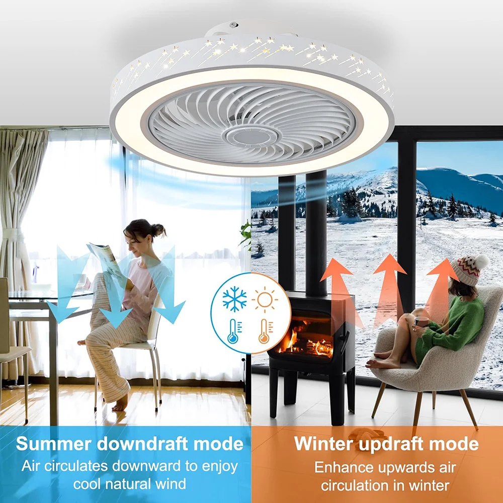Ventilador de techo con contro - Smart Home Ventilation System reseña y precio
