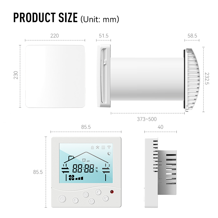 Ventilador con Recuperación de - Smart Home Ventilation System reseña y precio