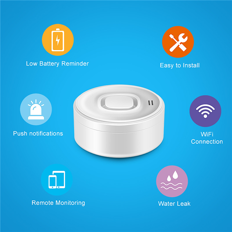 Detector inteligente de fugas  - Wifi Water Leak Detector reseña y precio