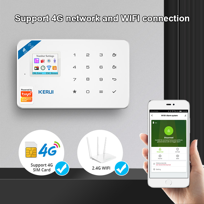 KERUI-Kit de sistema de alarma - Home Automation Kit reseña y precio