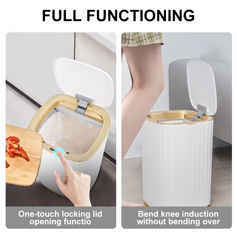 Cubo de basura con sensor auto - Smart Home Junkie reseña y precio