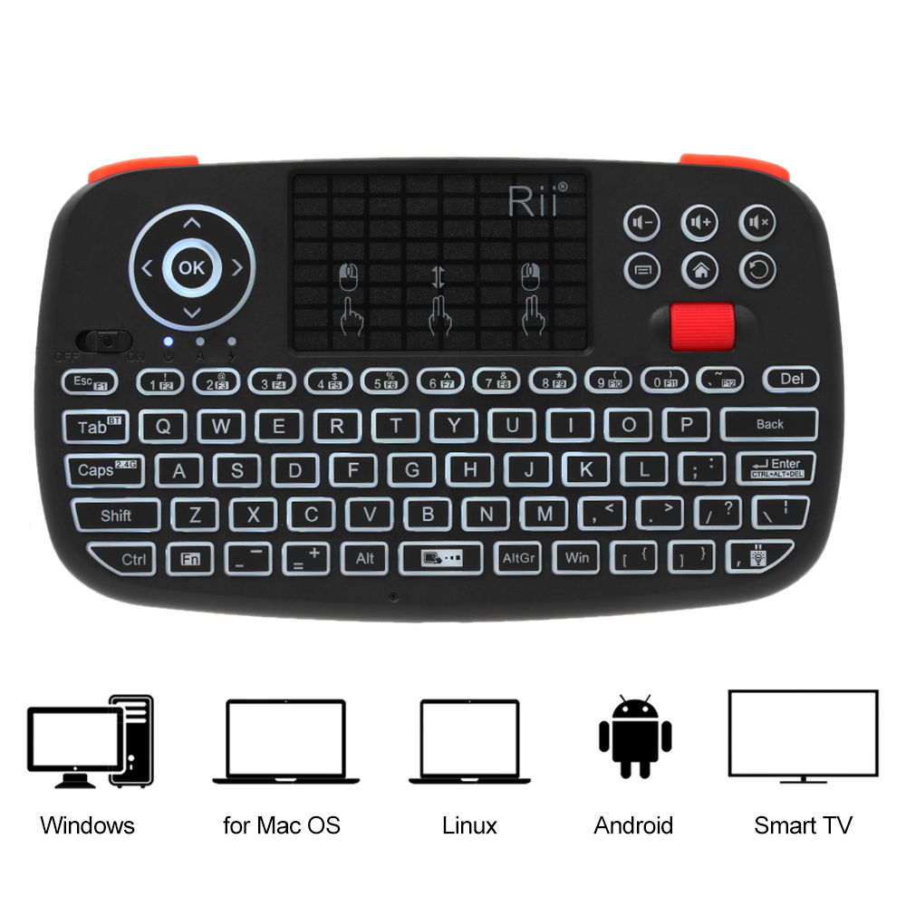Teclado Inalámbrico Rii I4 Min - Smart Home Keyboard reseña y precio