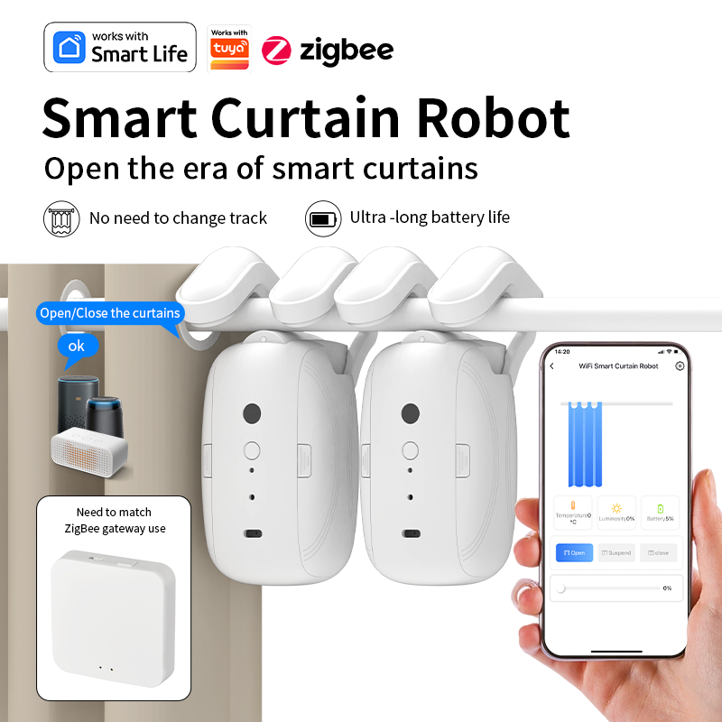 Zigbee-Robot controlador de co - Smart Home Elements reseña y precio
