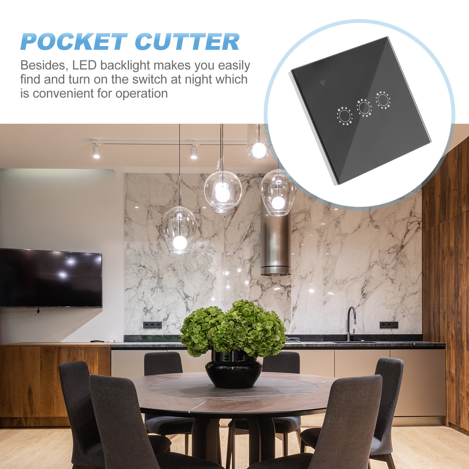 Panel de Interruptores Táctile - Smart Home Panel reseña y precio